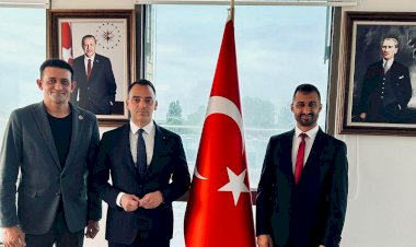 Union Krefeld yöneticilerinden Düsseldorf Başkonsolosu’na ziyaret