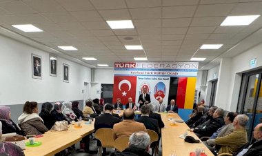 TÜRK FEDERASYONU GENEL BAŞKANI ŞENTÜRK DOĞRUYOL’DAN KREFELD TÜRK KÜLTÜR OCAĞI’NA ZİYARET